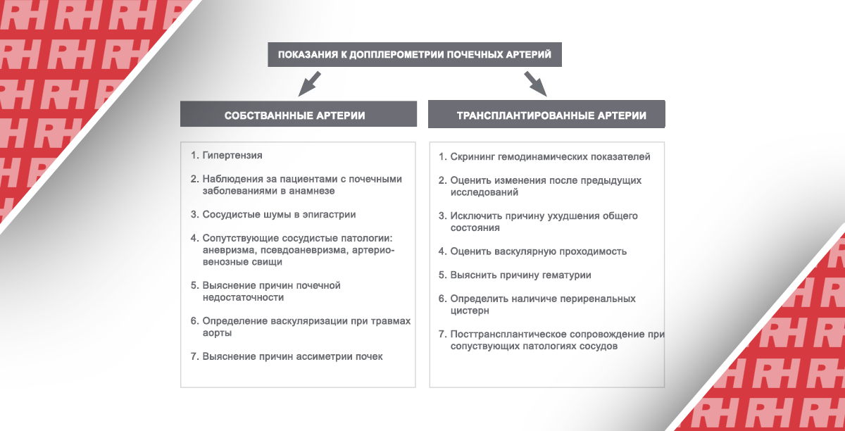 Рекомендации по ультразвуковой оценке почечных артерий - Статьи RH